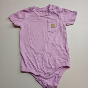 Carhartt Baby Snap Button One-piece Purple
